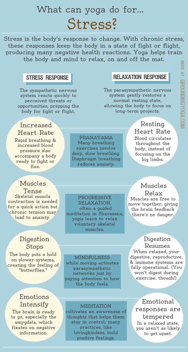 (December) Yoga & Stress Infographic